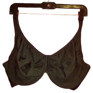 Fruit of the Loom -  Black Full Figure Fit for Me Underwire 44D Bra